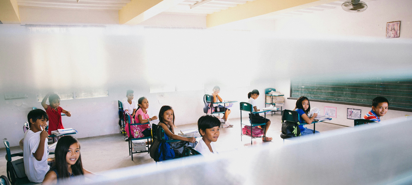 Young students in classroom